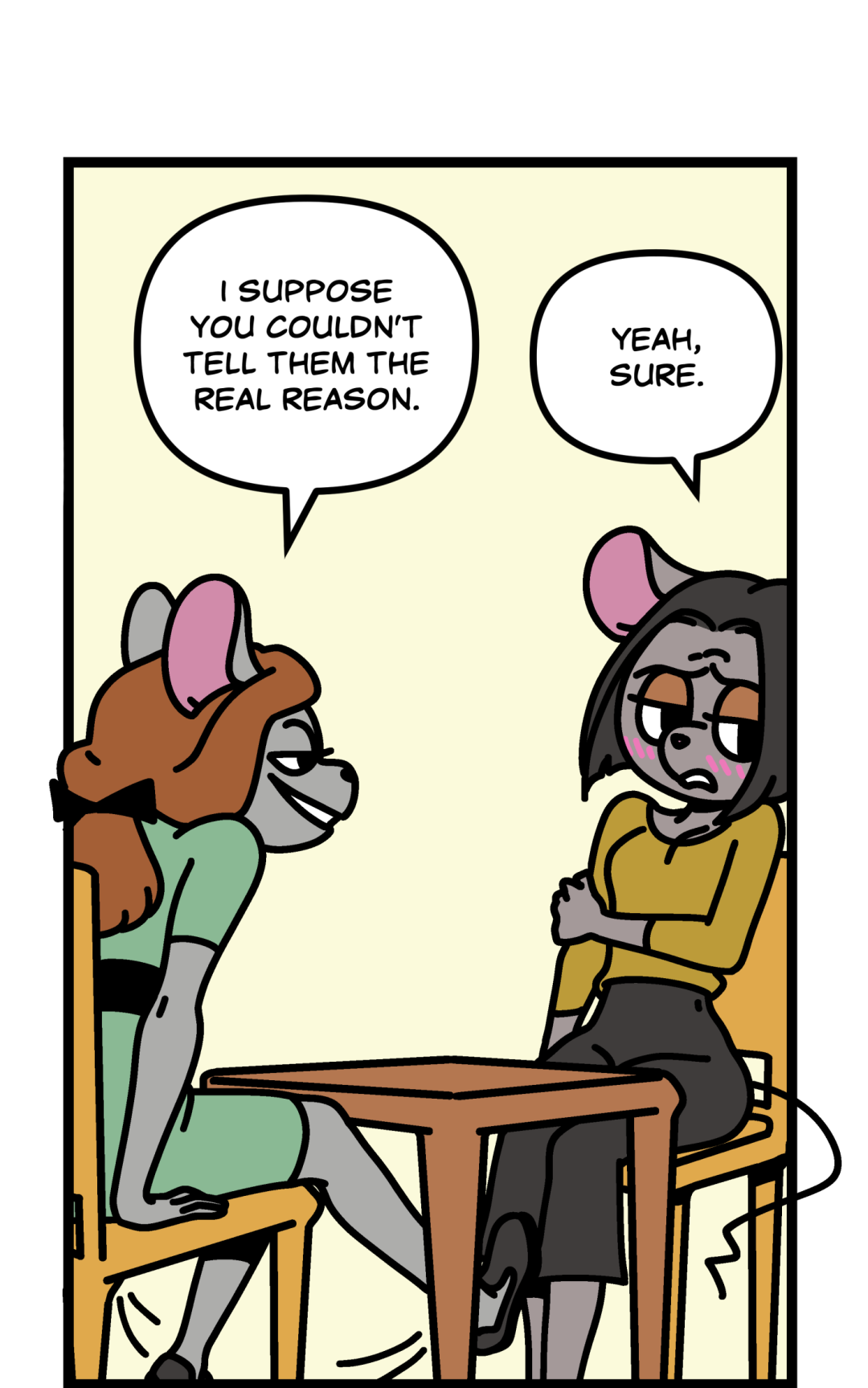 The Real Reason panel 4